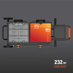 17” Griddle & Grill Combo