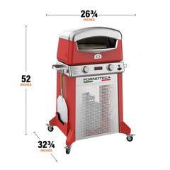Fornoteca Pizza Oven-Red