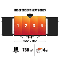 Original 36” Griddle Airfryer Combo (Natural Gas)
