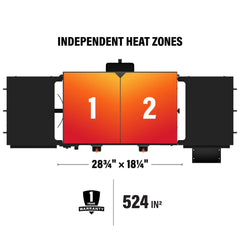 28" Griddle with Hood