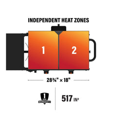 28" Griddle with Hard Cover